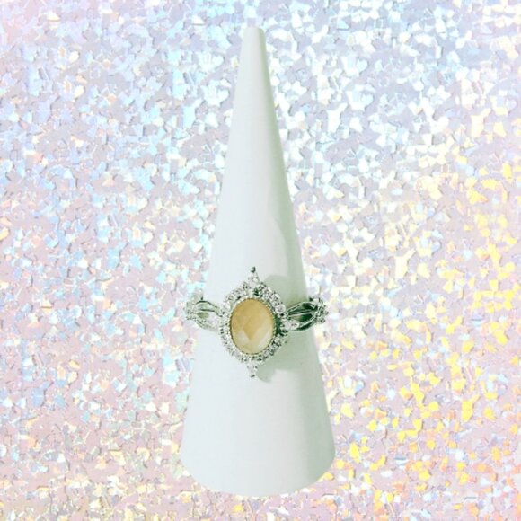 BP Genuine Carmelian Quartz Ring - Rose Gold Plating (Size 7) - Picture 2 of 7